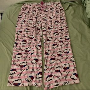 Hello Kitty Rare French Pajama Pants Adjustable